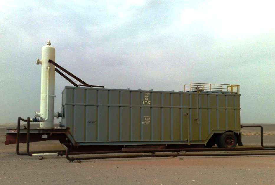 Frac Tank with Degasser